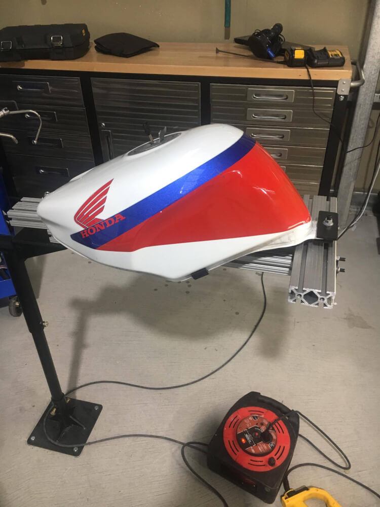 Honda Motorcycle - Fuel Tank - After